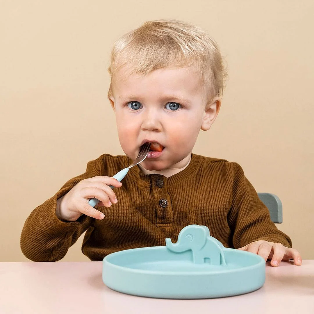 Peekaboo Set de Alimentación Deer friends Blue