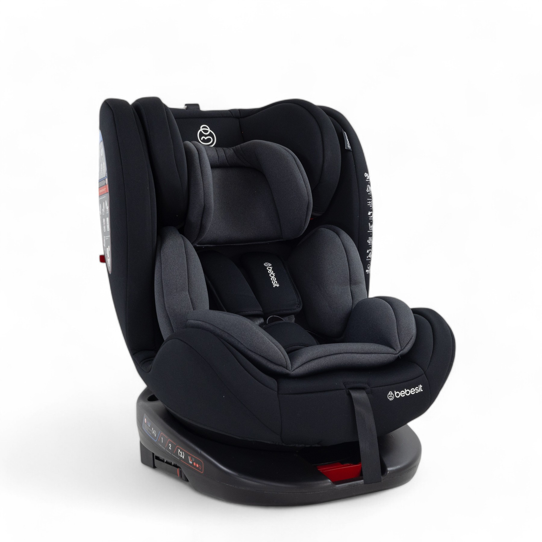 Bebesit Saturn 360º 0 a 36 kg Isofix GRIS