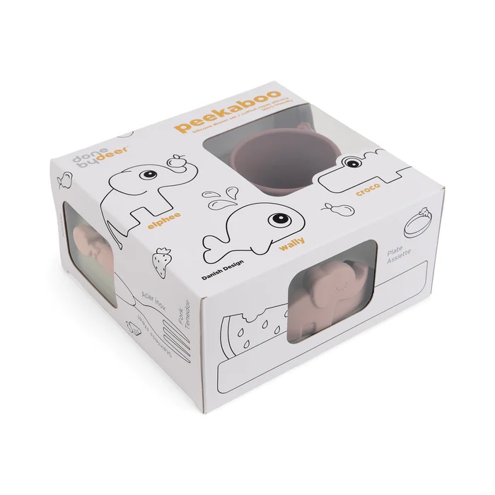 Peekaboo Set de Alimentación Deer friends Powder