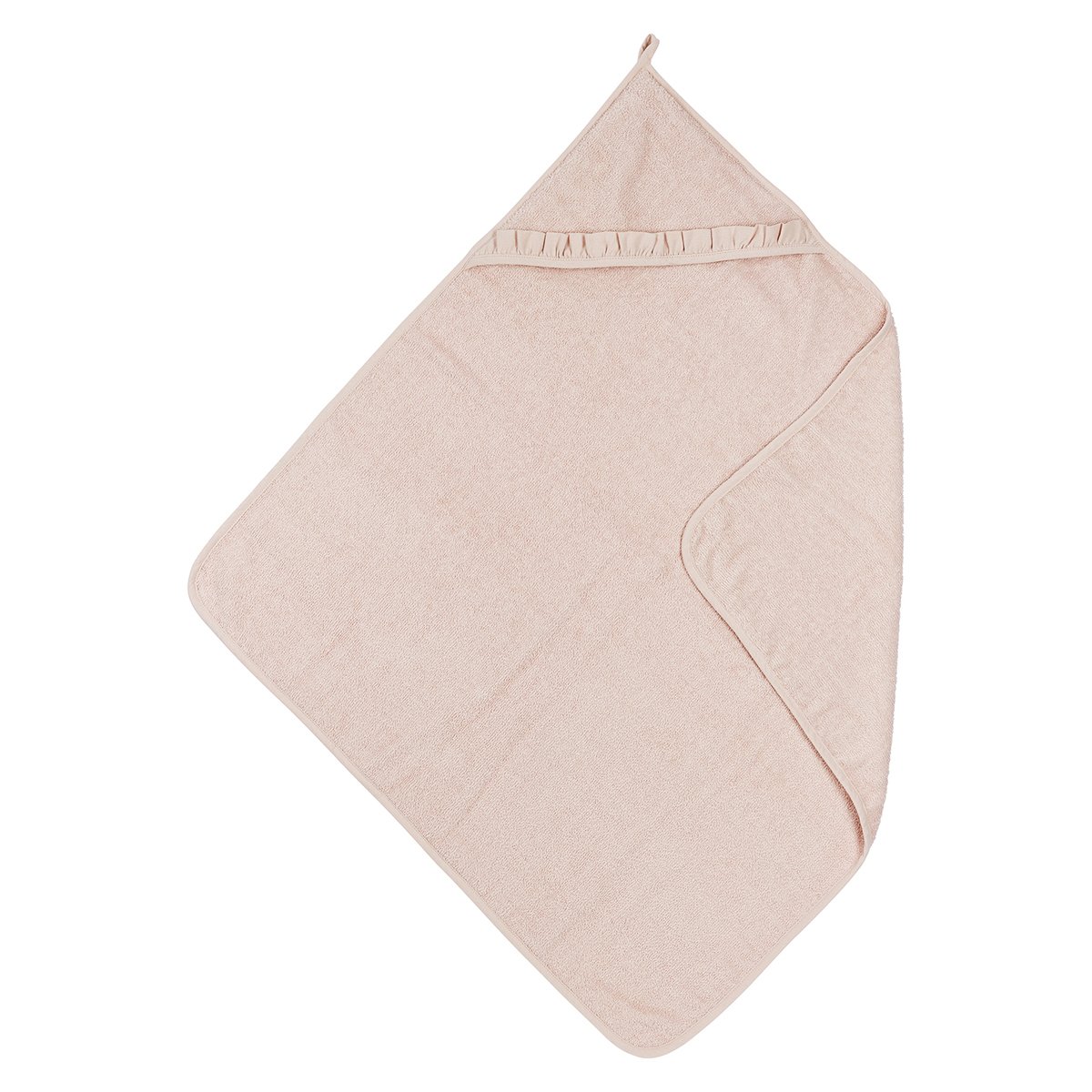 Meyco Baby Capa de Baño con volado Rosada