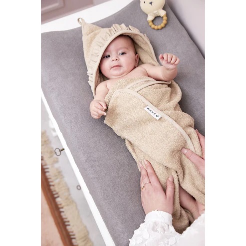 Meyco Capa de baño con volado Beige