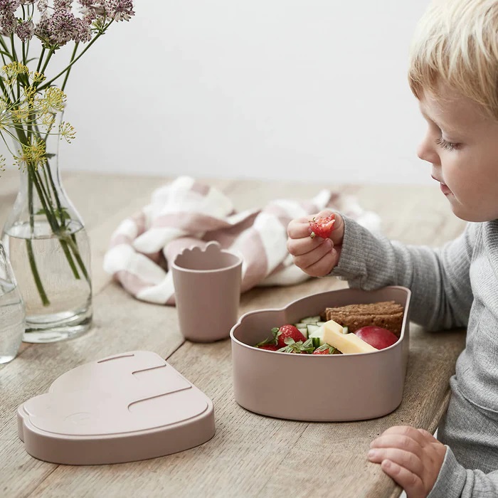 DoneByDeer Kiddish Lunch Box Elphee Blue