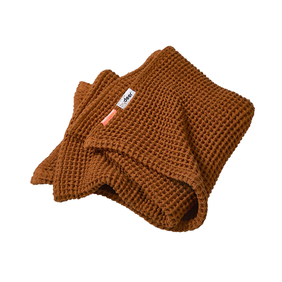 DoneByDeer Waffle Blanket