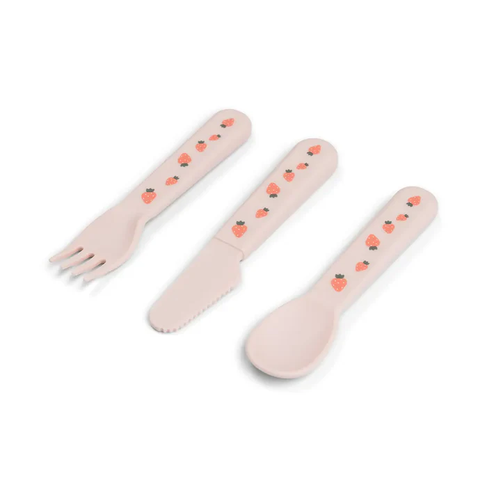 DoneByDeer Set Cubiertos Granja Rosa