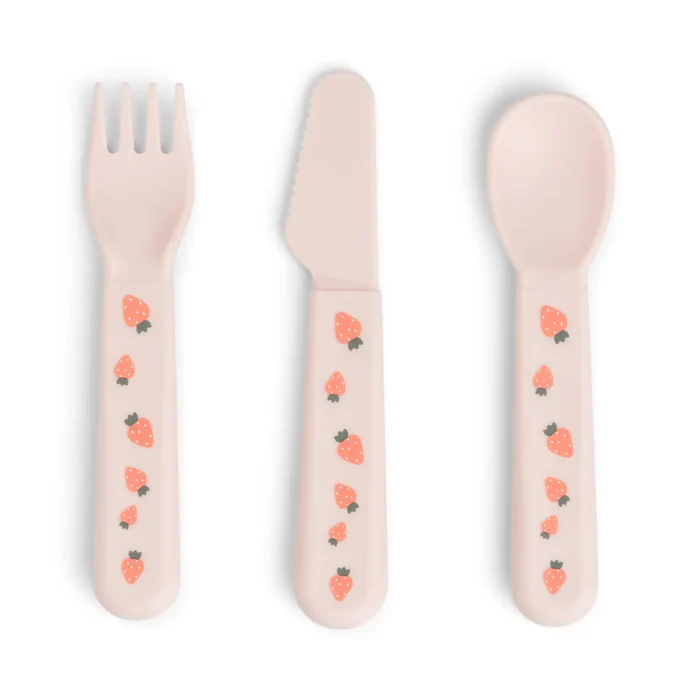 DoneByDeer Set Cubiertos Granja Rosa