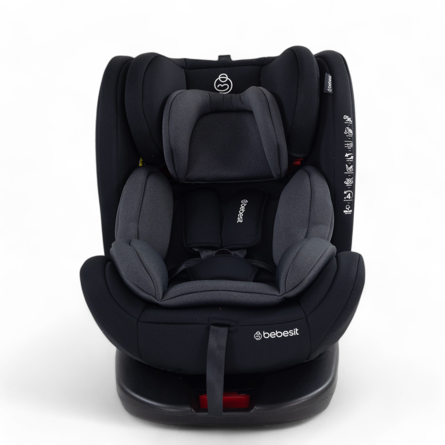 Bebesit Saturn 360º 0 a 36 kg Isofix GRIS