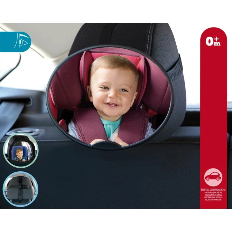 Bebesit Espejo Ovalado Para Retrovisor Universal
