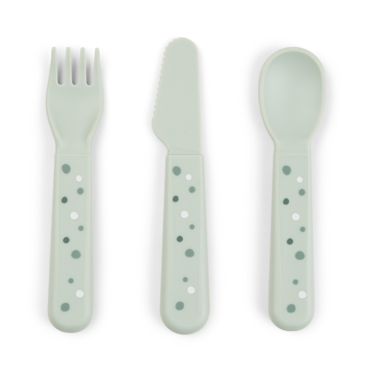 DoneByDeer Set Cubiertos Happy Dots