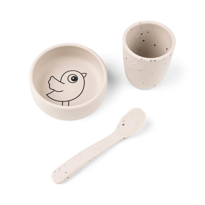 DoneByDeer Silicone Set Primer Alimento Birdee Sand