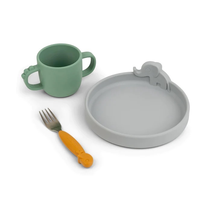 Peekaboo Set de Alimentación Deer friends Colour mix