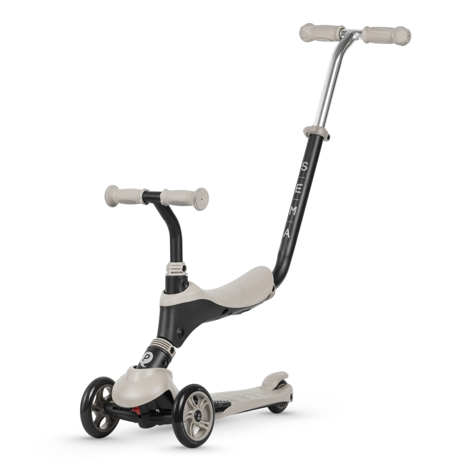 Qplay Sema Monopatin 2 en 1 Deluxe Beige