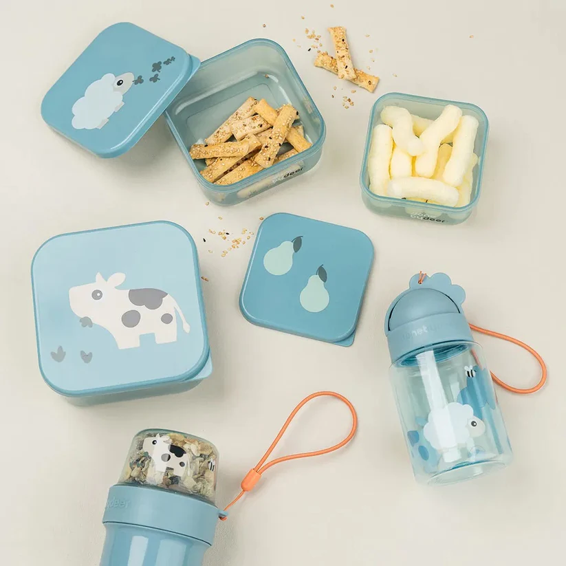 DoneByDeer Contenedores 3 pk Granja Azul